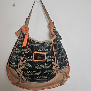 Coogi Vintage Logo Shoulder Purse Bag Women's Multicolor One Size